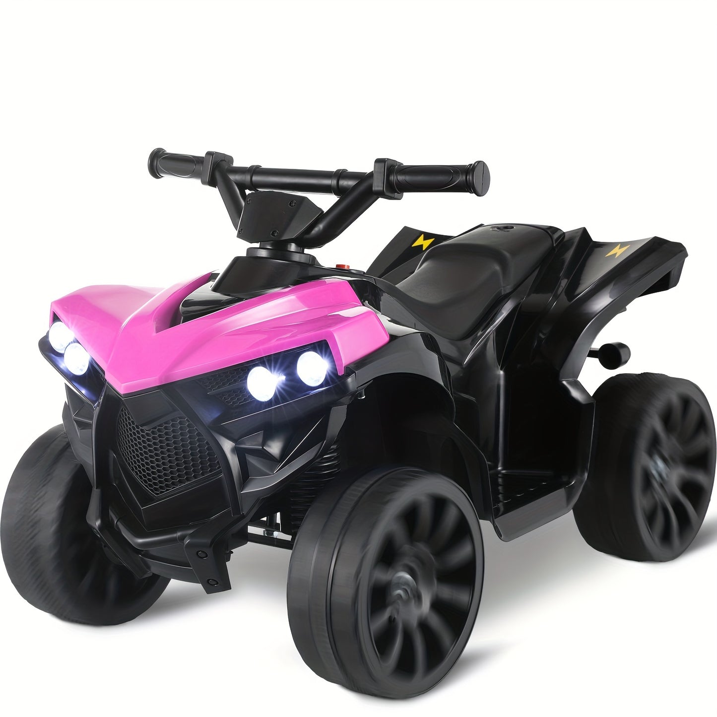 6V ATV Quad for Kids - Powerful and Safe Ride-On Toy with Rechargeable Battery - Forward and Reverse Driving - Max Weight Capacity of 55 LBS - Ages 1-3 Years | All-Terrain Powerful Drive | Perfect Gift for Toddlers