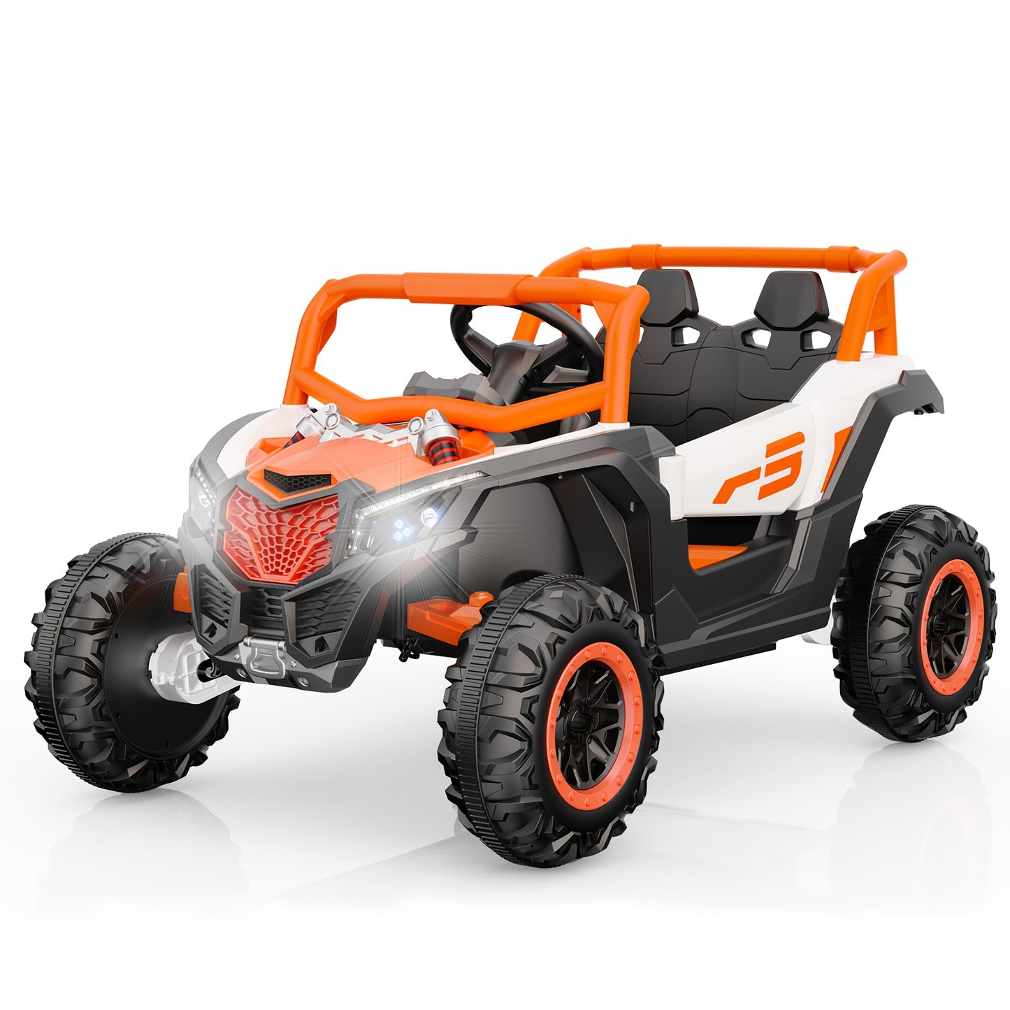 12V Ride on UTV Car, Licensed Can-Am Electric Off-Road UTV Car - 4WD