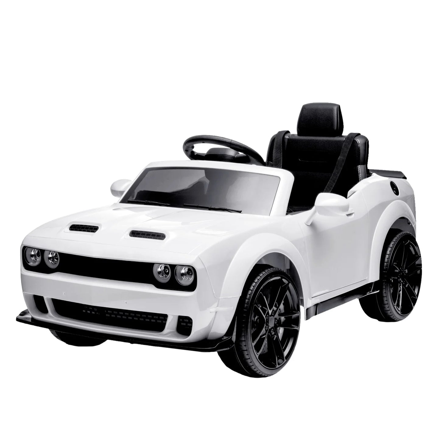 12V Kids Electric Ride-On Police Car with Remote & LED | Kids Rider(Recommended Age - 3-6 Years)