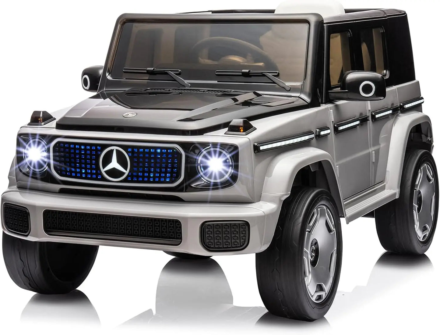 12V Licensed Mercedes-Benz EQG Kids Ride-On Car w/ Remote