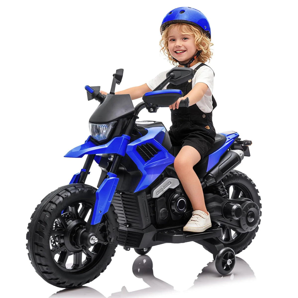 6V Electric Ride-On Motorcycle for Toddlers | Training Wheels | Kids Rider