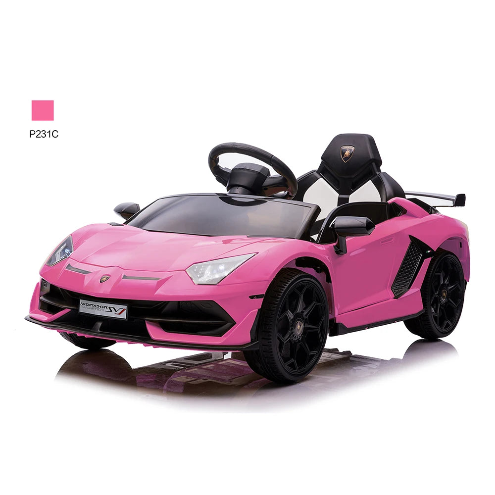 12V Lamborghini Aventador | Licensed Kids Ride on Car with Parent Control (Recommended Age - 3 to 8Years)