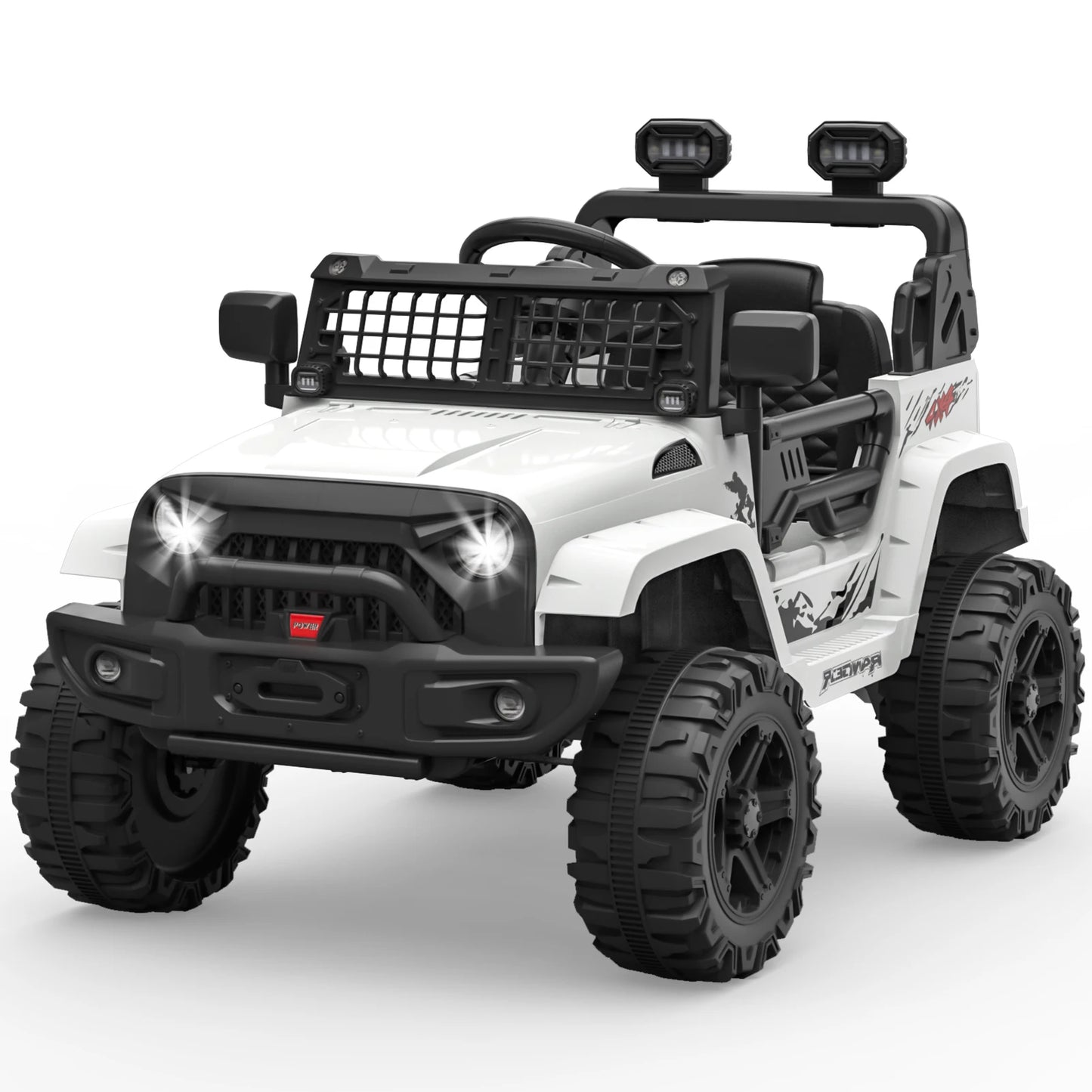 KidsRider Elite 12V Kids Ride-On Jeep/Truck w/ Remote | 1-Seater