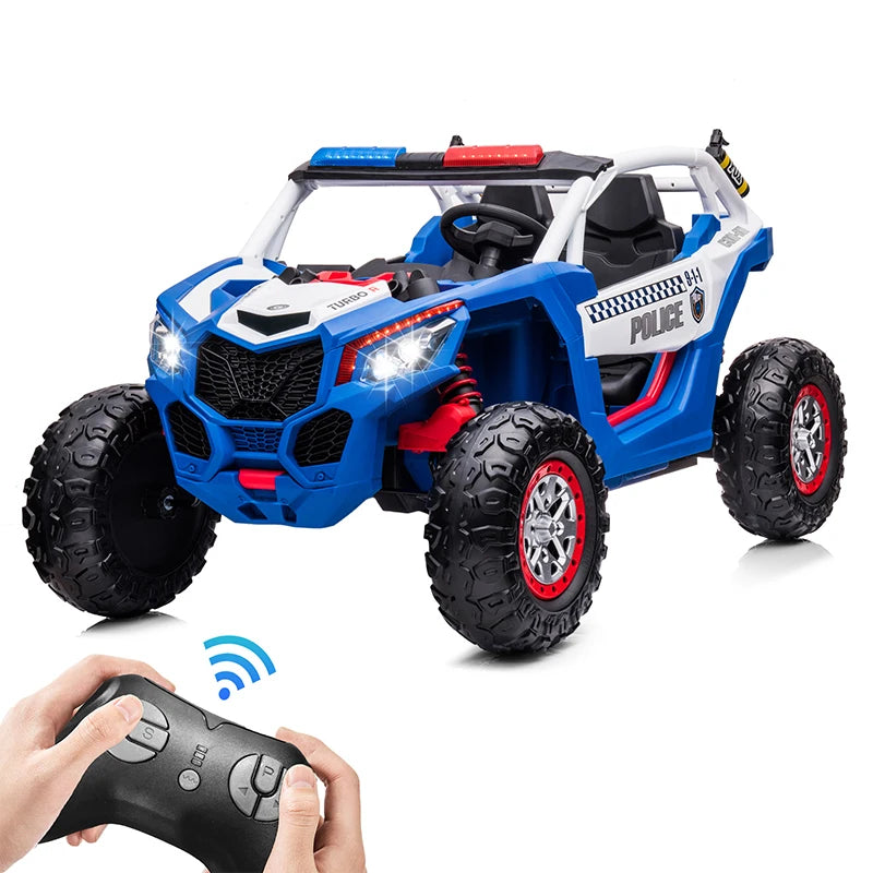 24V Kids Electric Ride-On UTV - Remote Control Off-Road Car for Ages 3-12