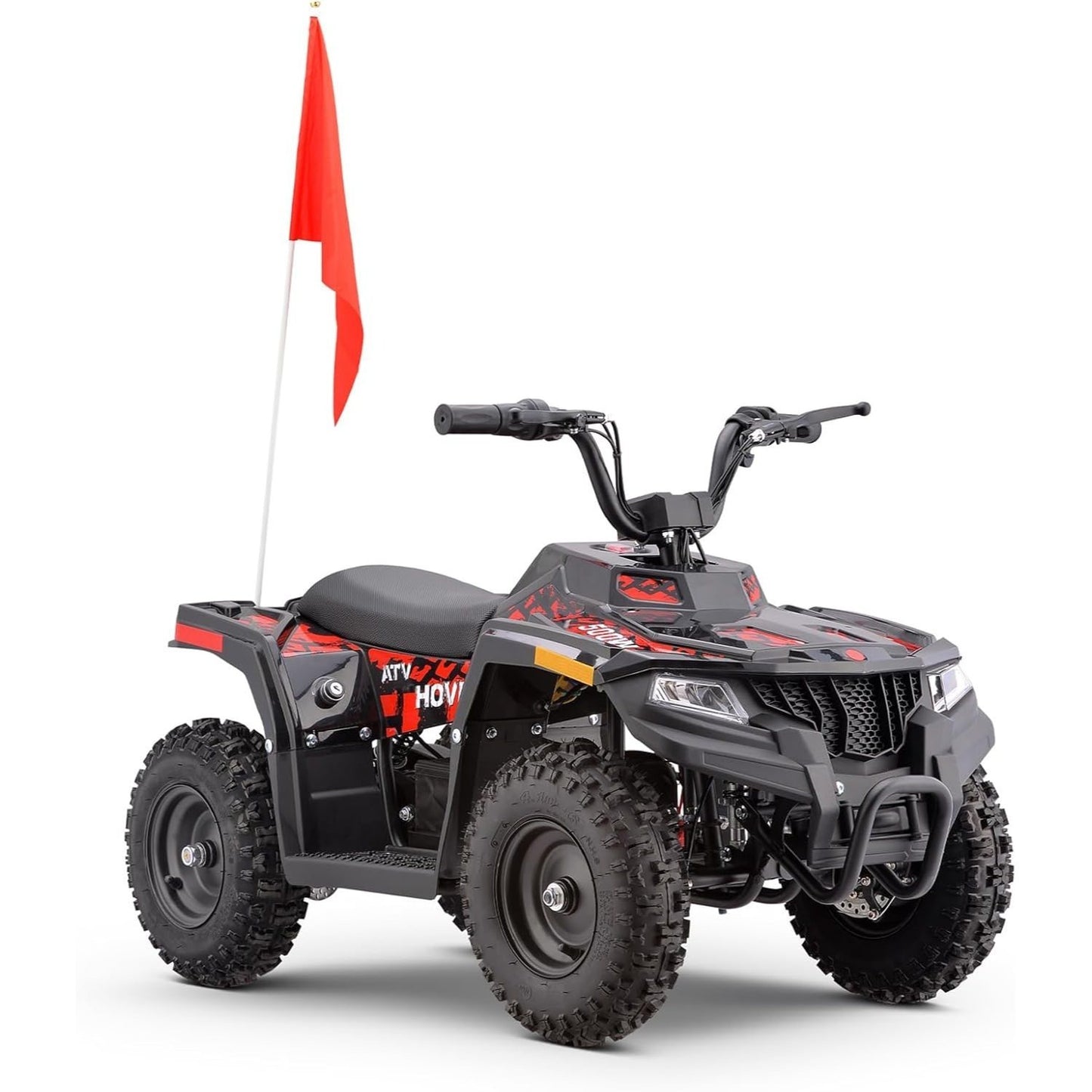 36V Electric ATV Dirt Quad Bike with 500W Motor, Long Range Drive | 4-Wheel Drive with Parent Speed Control