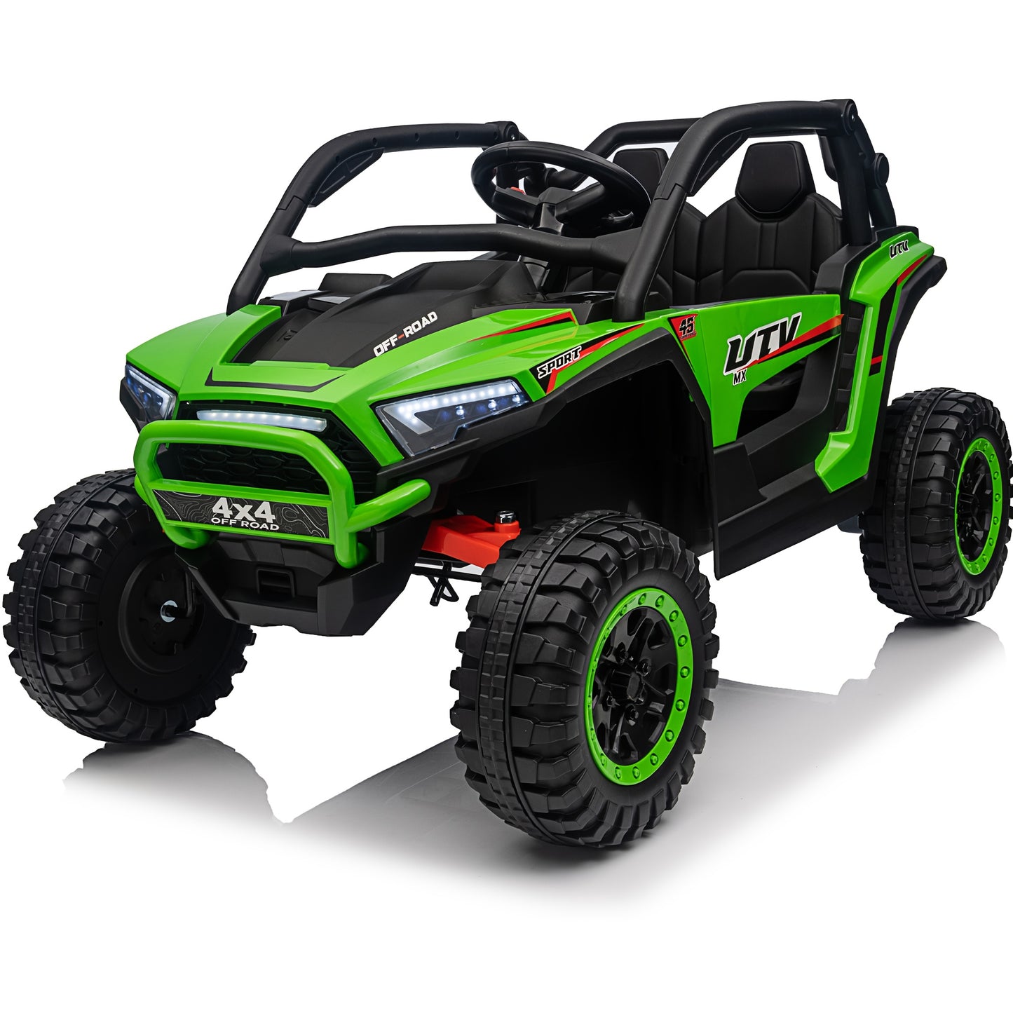 JOYRACER 24V 4WD UTV Ride-On Car w/ Remote & MP3 | 2-Seater