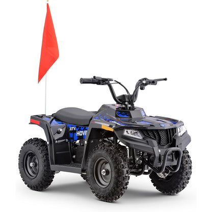 36V Electric ATV Dirt Quad Bike with 500W Motor, Long Range Drive | 4-Wheel Drive with Parent Speed Control