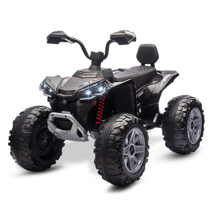 24V Kids Electric ATV for Kids | 4-Wheeler Drive ATV | Battery Powered Electric Vehicle for Kids | Music,Spring Suspension