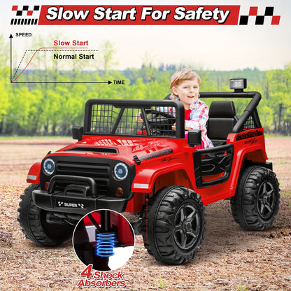 Lil Drivers 24V XL 4WD Ride-On Jeep w/ Remote & 20” Seat | 2-Seater
