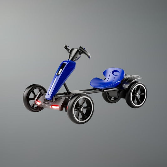 12V Kids Pedal Go Kart with Adjustable Seat & Non-Slip EVA Wheels | Kids Rider