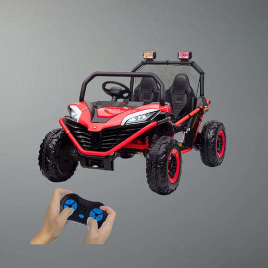 24V Kids Electric UTV - 4WD Electric UTV for Kids - Parent Control | All-Terrain Tires