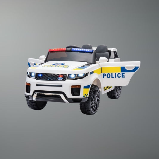 12V Kids Police Ride-On Truck w/ Remote, Lights & Music | 1-Seater