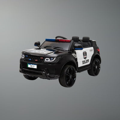 12V Big Kids Police Ride-On Car w/ Remote, Music & LED | 4Wheel Drive | 1-Seater