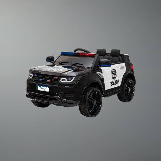 12V Big Kids Police Ride-On Car w/ Remote, Music & LED | 4Wheel Drive | 1-Seater