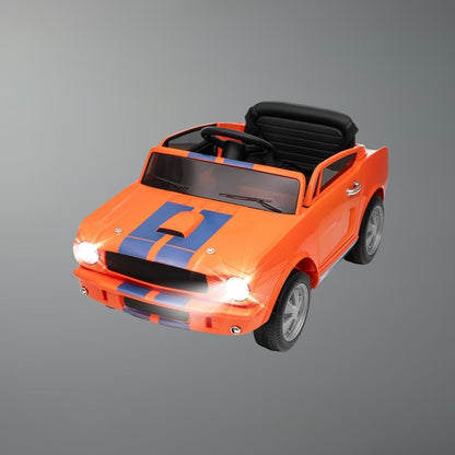 [Official Licensed] - 12V Shelby GT350 Kids Electric Car - 2WD W/ Parent Remote Control & Safety Belt - All-Terrain Ride-On