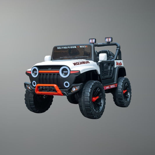 12V Kids 4WD Off-Road Ride-On Car/Jeep w/ Remote & LED | 1-Seater