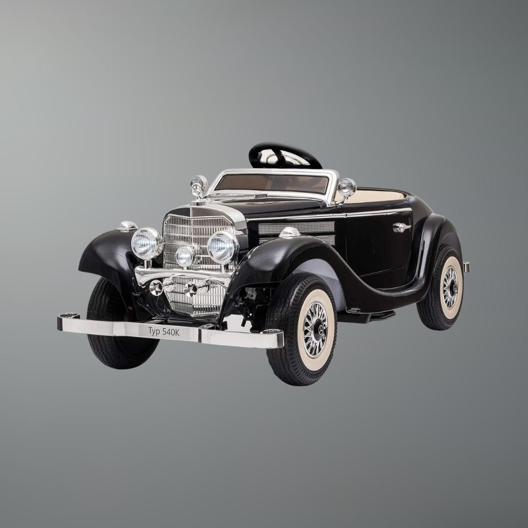 12V Mercedes-Benz Vintage Kids Ride-On Car w/ Remote