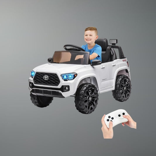 Licensed 12V Toyota Ride-On Truck/SUV for Kids w/ Parent Control Remote | (Age - 3 to 8 Years Kids)