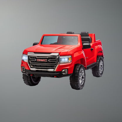 Licensed GMC 24V 2-Seater Kids Ride-On Truck for Kids w/ Remote & LED