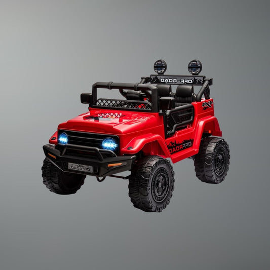 12V Kids Ride-On Truck for Kids w/ Remote, Bluetooth & LED |2-Seater | Off Road Drive