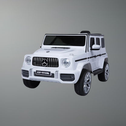 12V Mercedes-AMG White Kids Ride-On Car w/ Remote & Suspension