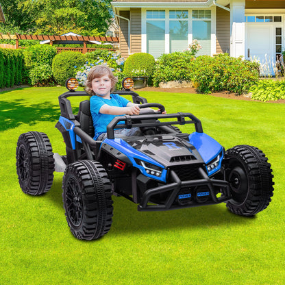 24V Electric UTV Ride-On Buggy for Big Kids( 5+ Years) - All-Terrain Kids UTV