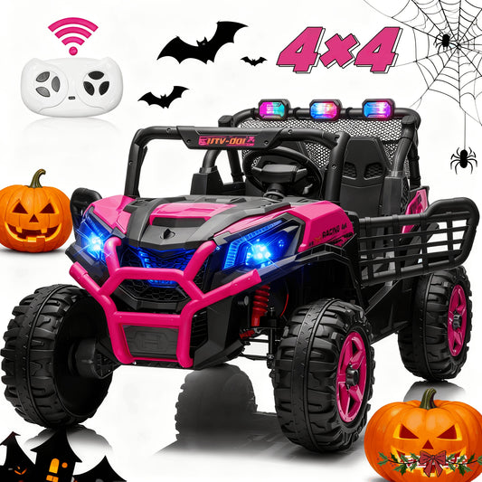 JOYRACER 24V XL Kids UTV | 4WD, Parent Remote, 2-Seater | The Ultimate Adventure Ride!