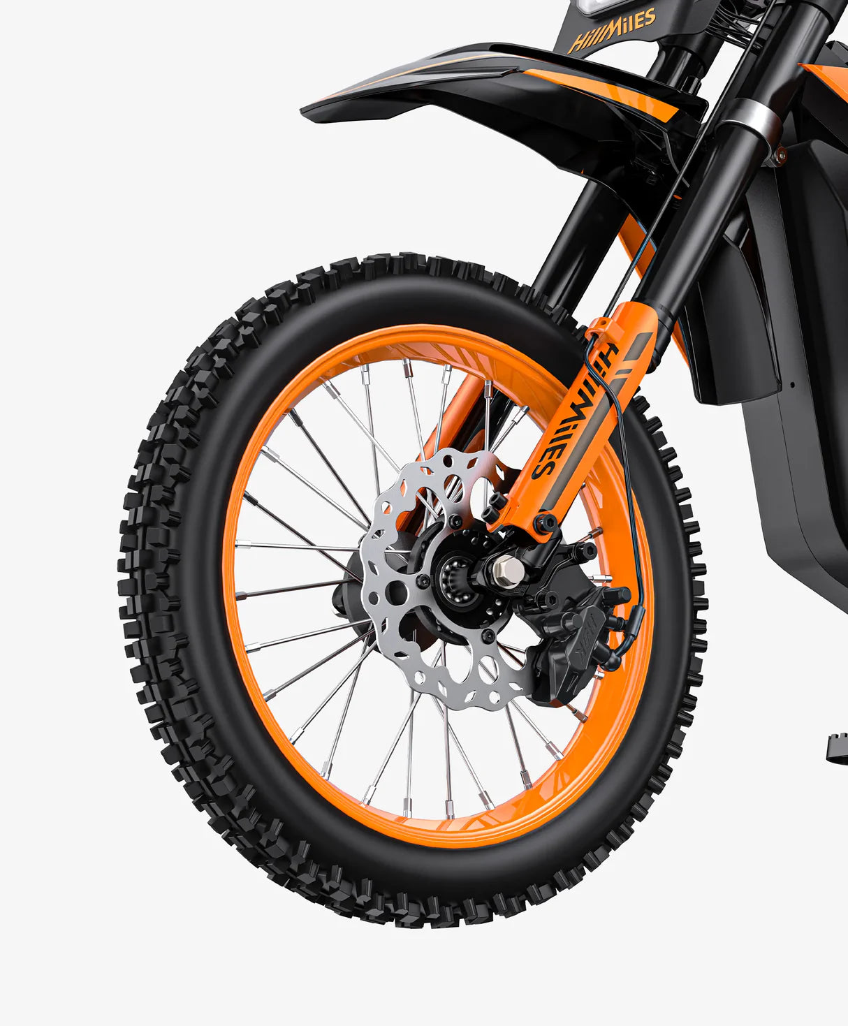 48V HillMiles MilePop Electric Dirt Bike for Teens Adults with Dual Suspension, Hydraulic Brakes, Off-Road Tires