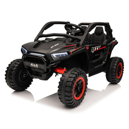 24V Ride On UTV - 4x4 Off-Road UTV  W/ 3-Speed Remote Control, 4WD
