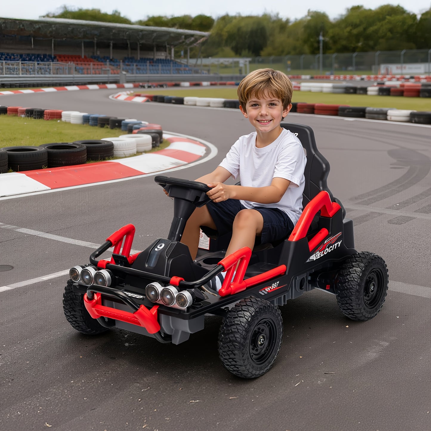 24V Electric Ride-On Car/ATV for Bigger Kids | Best for Outdoor Racing Fun for Children Aged 3 to 12 Years. (A Perfect Christmas Gift)