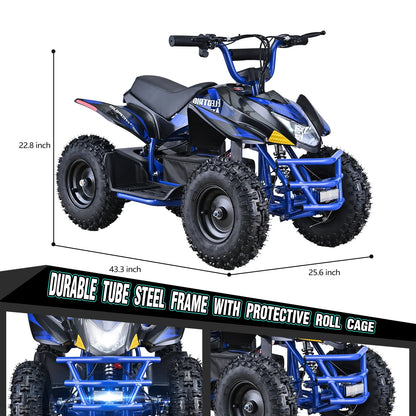 Hoverheart 36V 500W Electric ATV Dirt Quad w/ Disc Brakes | 15 mph