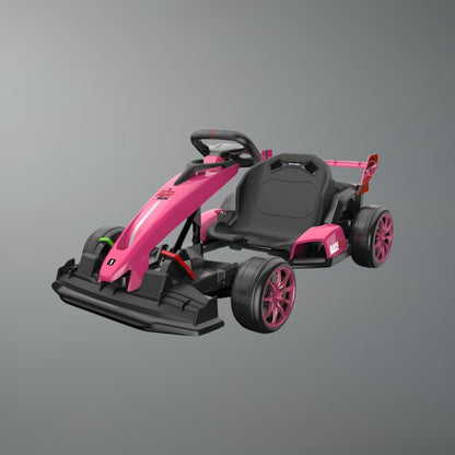 Go Kart for Kids - 24V Drift Cart with 300W Motors, EVA Tires & Parent-Safety