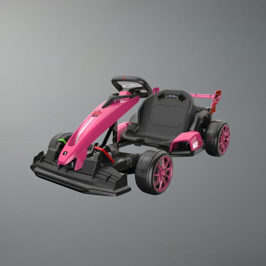 Go Kart for Kids - 24V Drift Cart with 300W Motors, EVA Tires & Parent-Safety