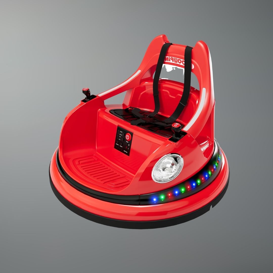12V Kids Bumper Car with 360° Spin & Lights | Kids Rider (Age - 1 to 6 Year )