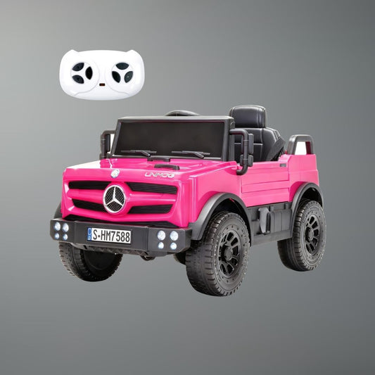 Licensed 12V Mercedes-Benz Unimog Kids Ride-On Jeep/Truck with Remote | Kids Rider