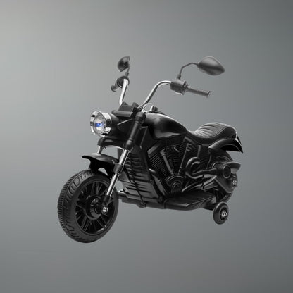 12V Kids Motorcycle | 3-Wheel Ride on Motorcycle w/Detachable Training Wheels