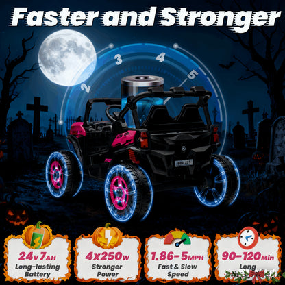 JOYRACER 24V XL Kids UTV | 4WD, Parent Remote, 2-Seater | The Ultimate Adventure Ride!