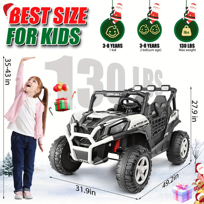 Lil Drivers 24V 4×200W Off-Road Buggy Ride-On Car w/ Remote | 2-Seater