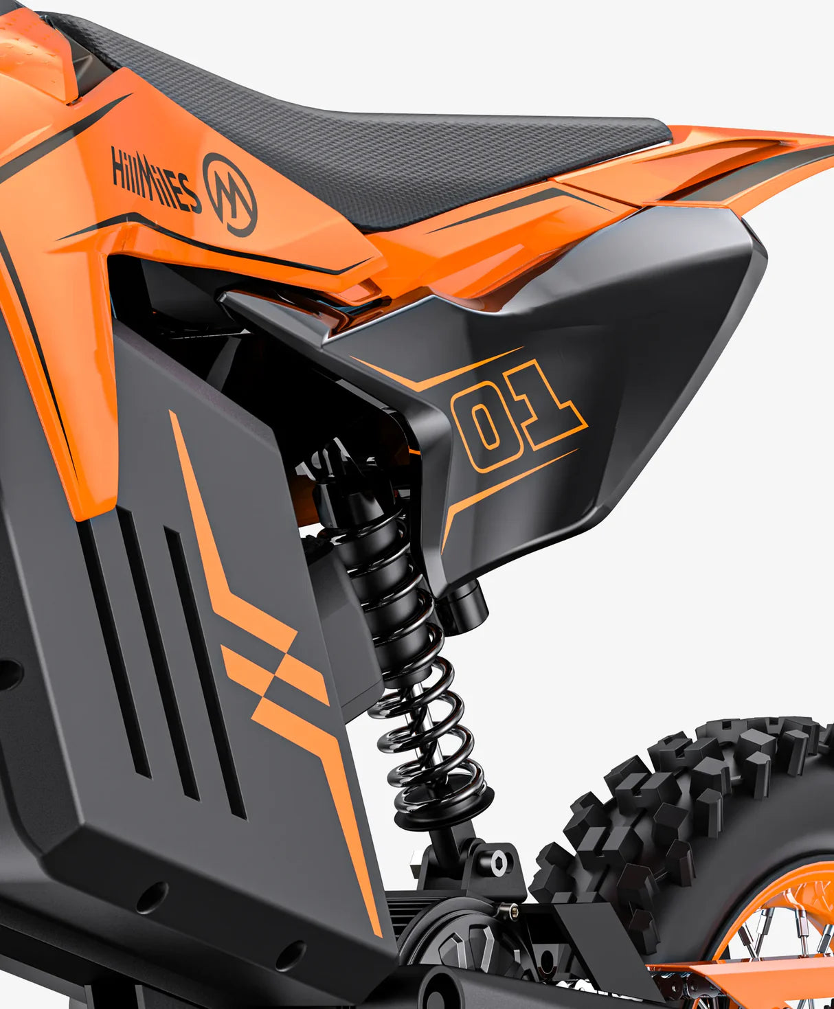 48V HillMiles MilePop Electric Dirt Bike for Teens Adults with Dual Suspension, Hydraulic Brakes, Off-Road Tires