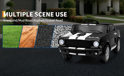 Lil Drivers 12V Toddler Ride-On Car w/ Remote, Lights & Safety Belt | 1-Seater