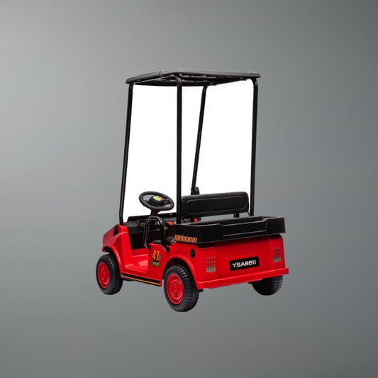 12V Ride On Golf Cart with Roof for Kids | Ages 3+ |Outdoor/Off Road/Electric Car