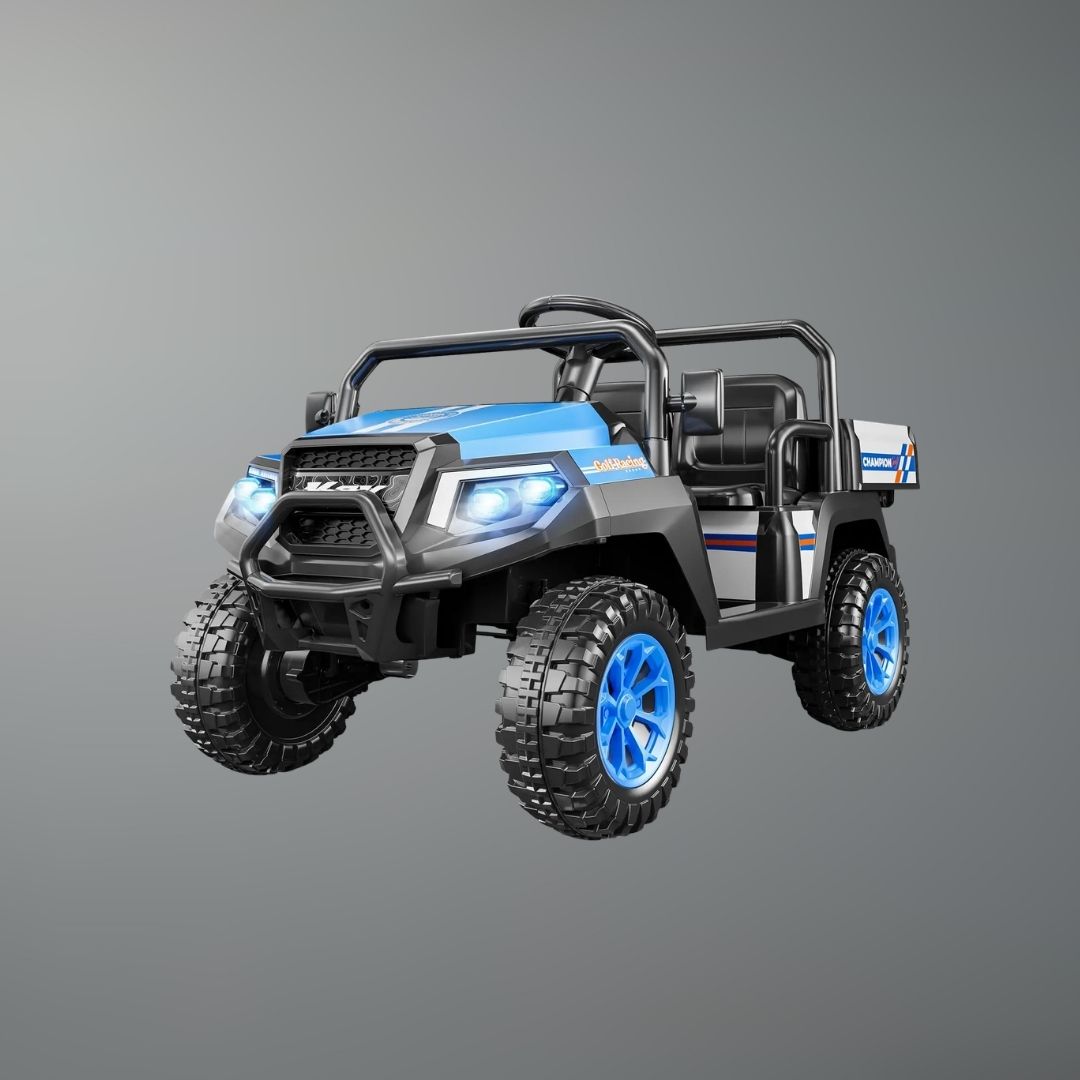 24V 4-Wheel Drive 2-Seater Kids UTV with Remote(Robust Metal Body) | Kids Rider (Age- 3 to 10 Years Kids)