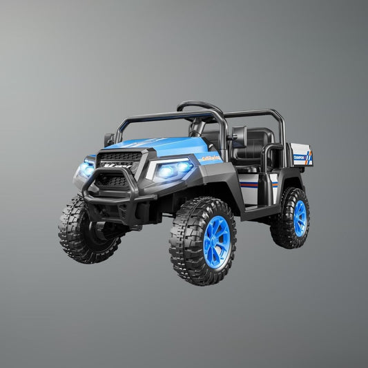 24V 4-Wheel Drive 2-Seater Kids UTV with Remote(Robust Metal Body) | Kids Rider (Age- 3 to 10 Years Kids)