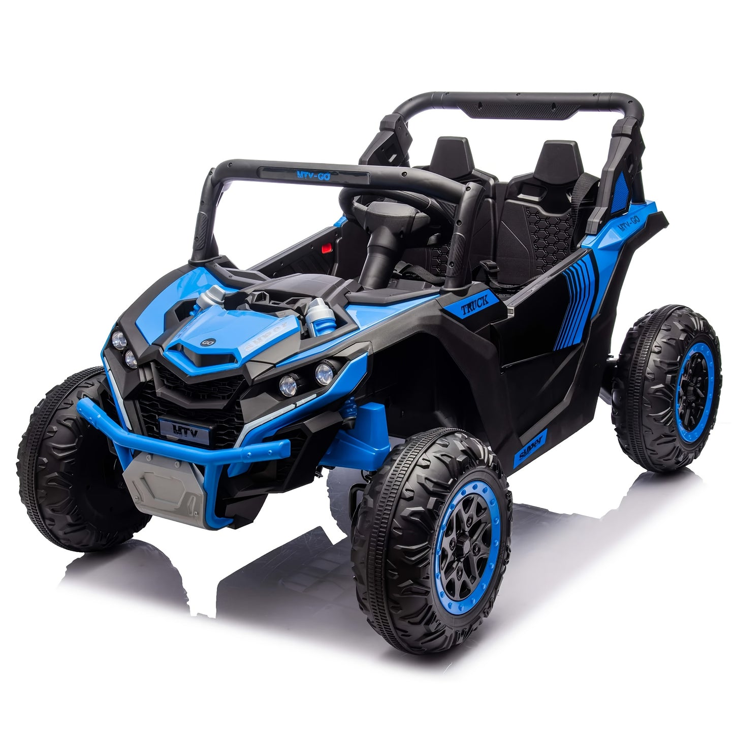 JOYRACER 24V 600W 4WD UTV Ride-On Car w/ Remote | 2-Seater
