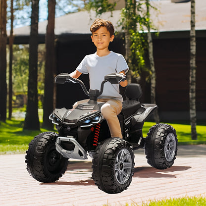 24V Kids Electric ATV for Kids | 4-Wheeler Drive ATV | Battery Powered Electric Vehicle for Kids | Music,Spring Suspension