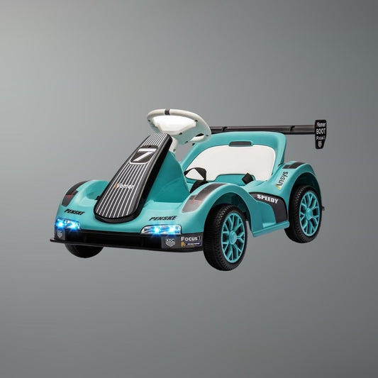 6V Kids Electric Drift Kart with Remote & LED Lights | Kids Rider(Age : 3-6)