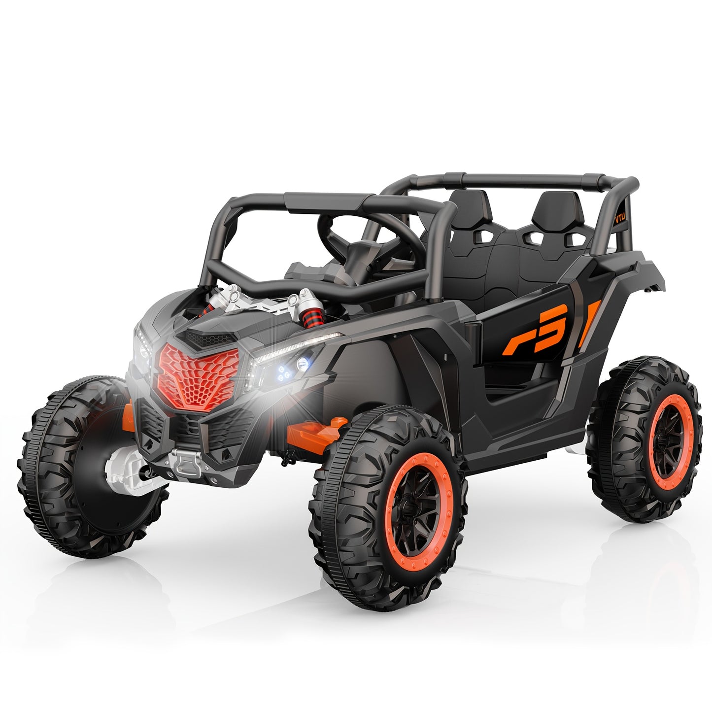 12V Ride on UTV Car, Licensed Can-Am Electric Off-Road UTV Car - 4WD