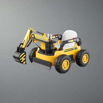 12V 4WD Kids Ride-On Excavator with Remote | Age 3-8 (Best Gift Gift for Kids)