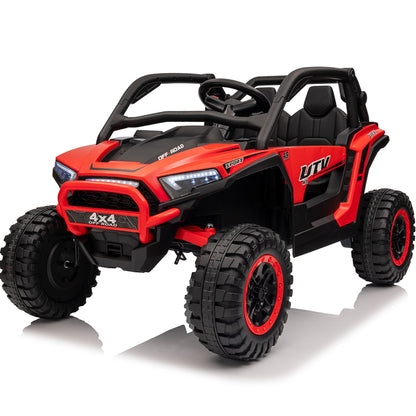 JOYRACER 24V 4WD UTV Ride-On Car w/ Remote & MP3 | 2-Seater