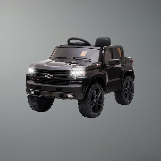 12V Chevrolet Silverado Kids Ride-On Truck w/ Remote & Bluetooth